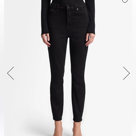 7 For All Mankind Denim - 7 For All Mankind Jet Black Denim